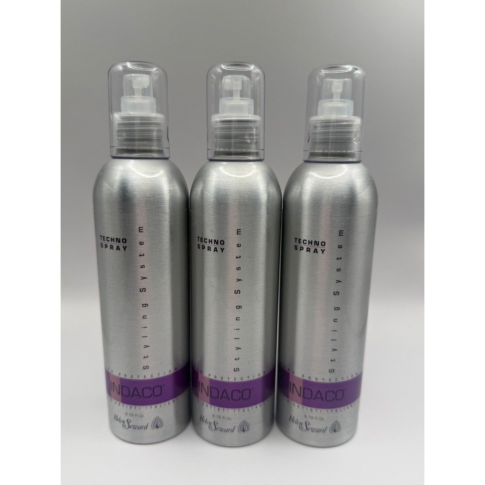 Helen Seward Indaco Techno Spray Styling System Extra Strong Hold 6.76oz Qty 3